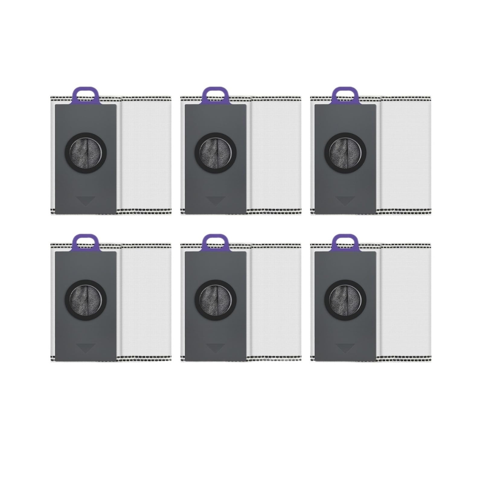 JIYUTQQ parts Dust Bag, Compatible for Narwal Flow 2, Sweeping Robot Accessories(Dust Bag 6PCS)