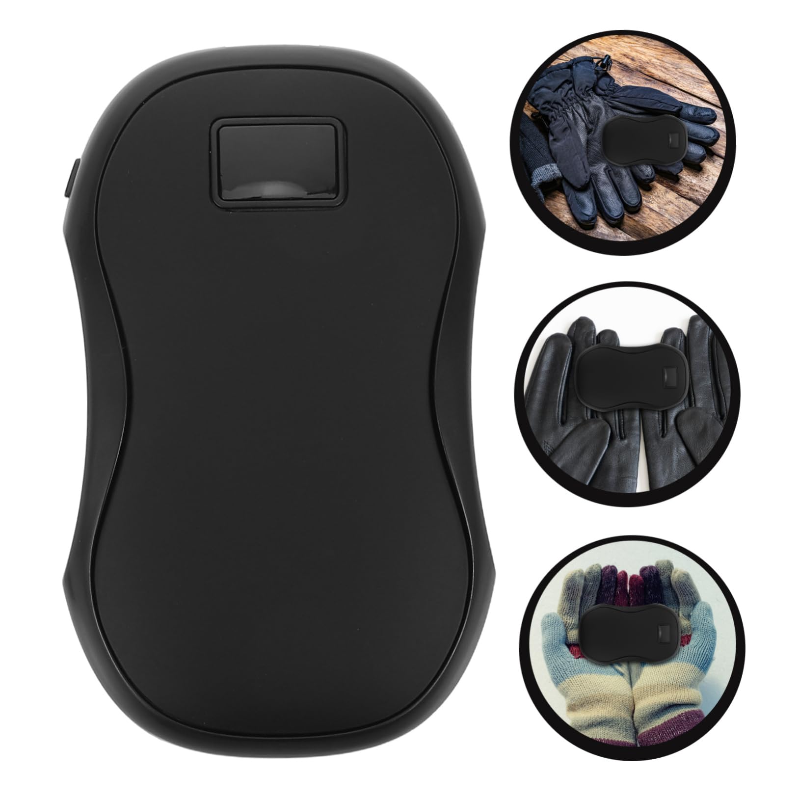 Yardwe Scaldamani Elettrici Ricaricabili con USB Display Digitale e Funzione Power Bank per Uso Quotidiano Campeggio e Viaggi Compatto e Facile da Trasportare