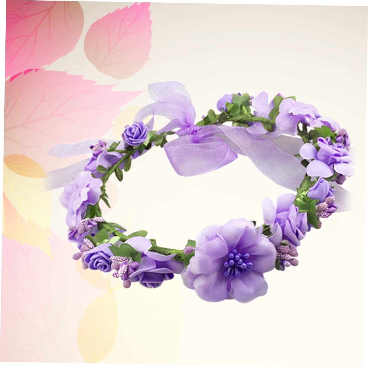 FRCOLOR 3piezas Diadema Floral De Flores Artificiales Para Bodas y Fiestas Accesorio Elegante Para Niñas y Mujeres Diseño Vividamente y Natural Para Fotografías y Eventos Especiales