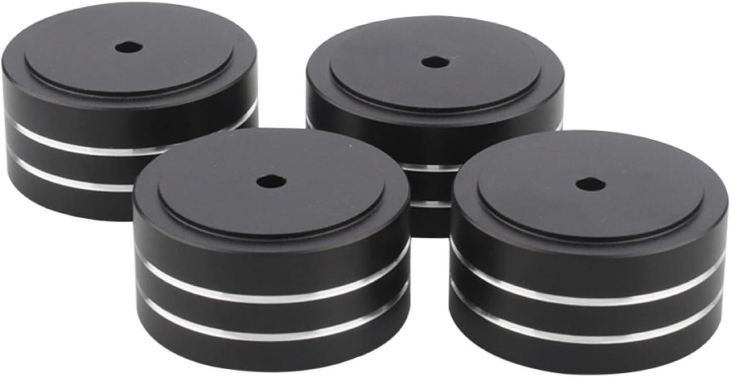 Speaker Isolation Feet Bumpers, 4pcs 40x20mm Aluminum Alloy HiFi A MP