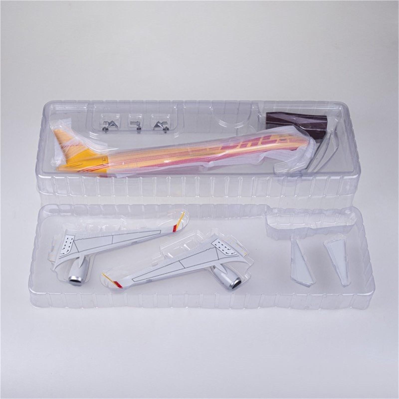 Repliki modeli samolotów 47 cm odlewany ciśnieniowo model samolotu ze stopu 1/85 dla DHL dla Boeing 737 model samolotu transportowego kolekcjonerskie repliki samolotów miniaturowy model samolotu