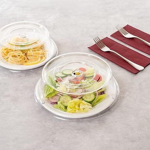 Miniatura 7 de Restaurantware Cater Tek - Cubierta de placa de policarbonato de 9.4 pulgadas, 1 cubierta de plato inastillable, lavable en lavavajillas para placa