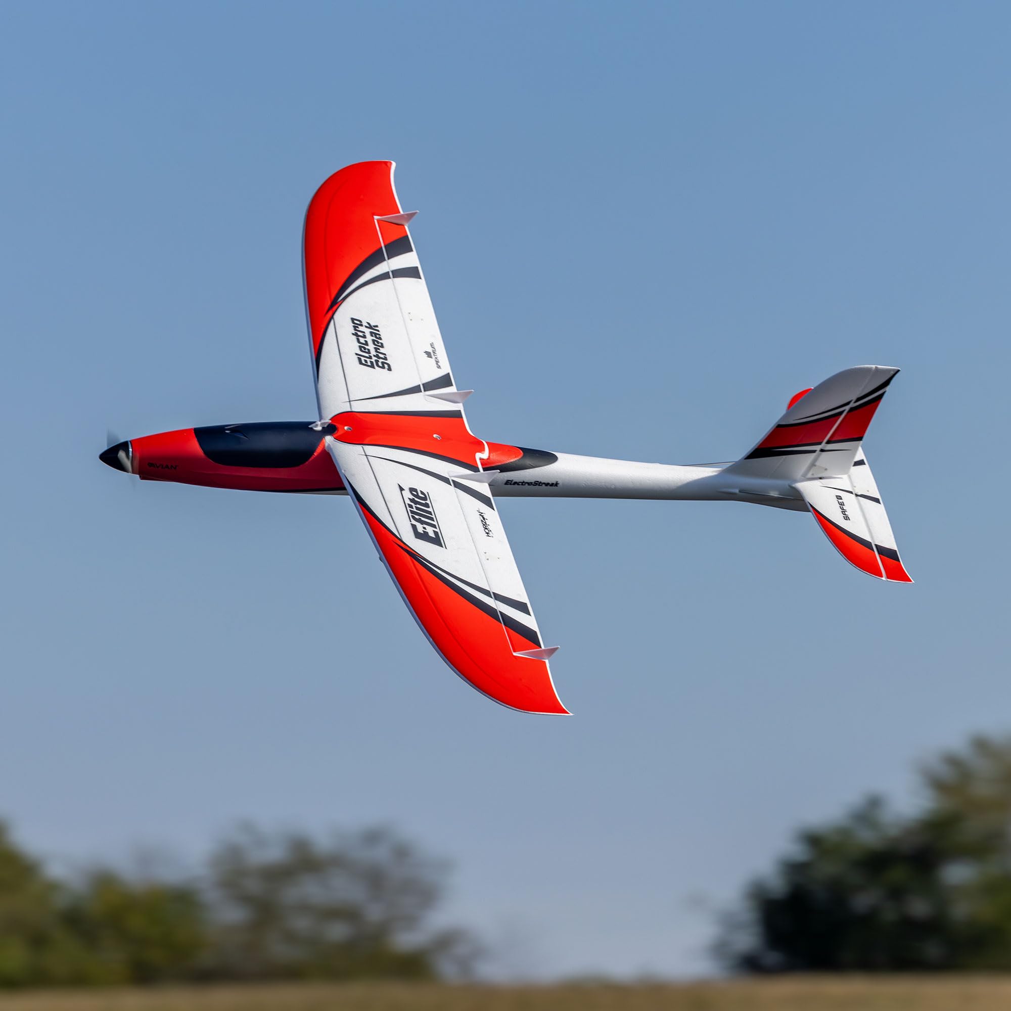 E-Flite ElectroStreak RC Plug N Play ferngesteuertes Propeller Flugzeug extrem schnell max 210 kmh, ohne Akku, Ladegerät und Fernsteuerung