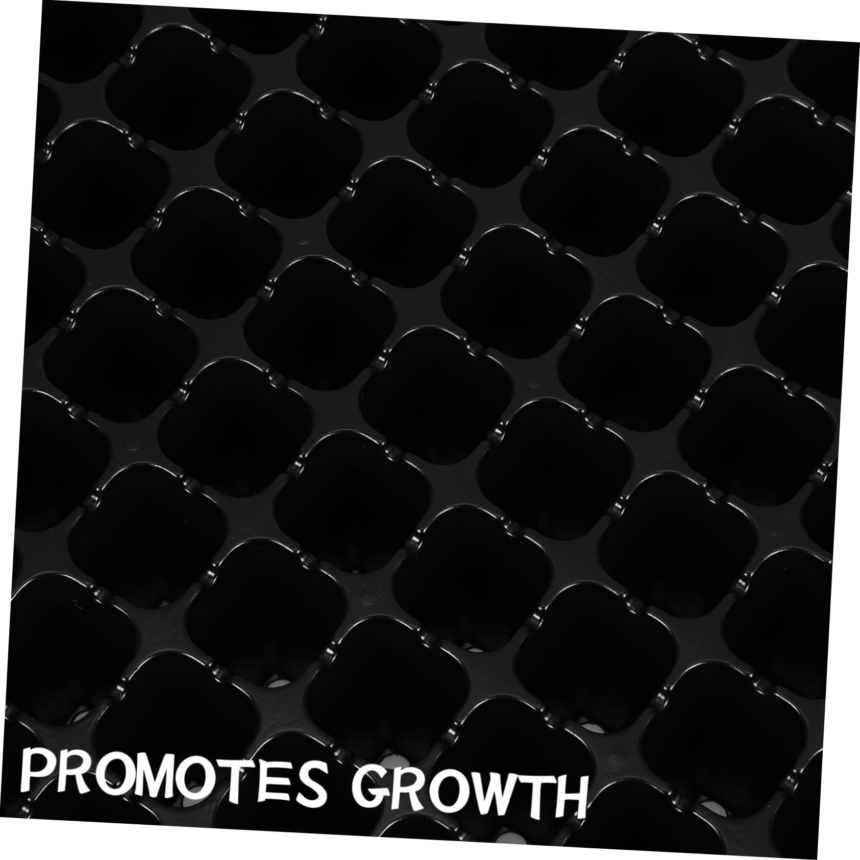 Plaque de Germination 10 Pièces, Plateau de Semis en PVC Noir à 200 Cellules, Léger et Réutilisable, pour Jardinage Maison et DIY