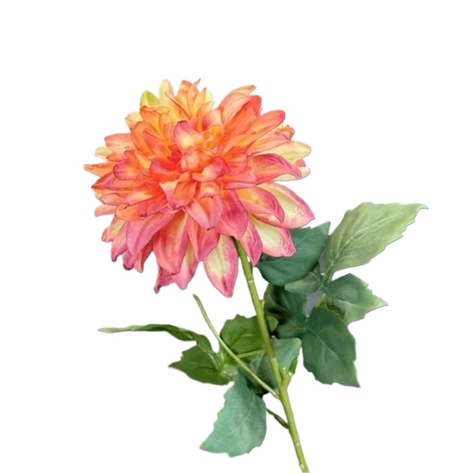 LuoAXINN Artificial Flower Branches 5 Pcs Artificial Single Stem Dahlia Chrysanthemum Simulation Autumn Peony Wedding Floral Accessories Decoration Material(Color2)