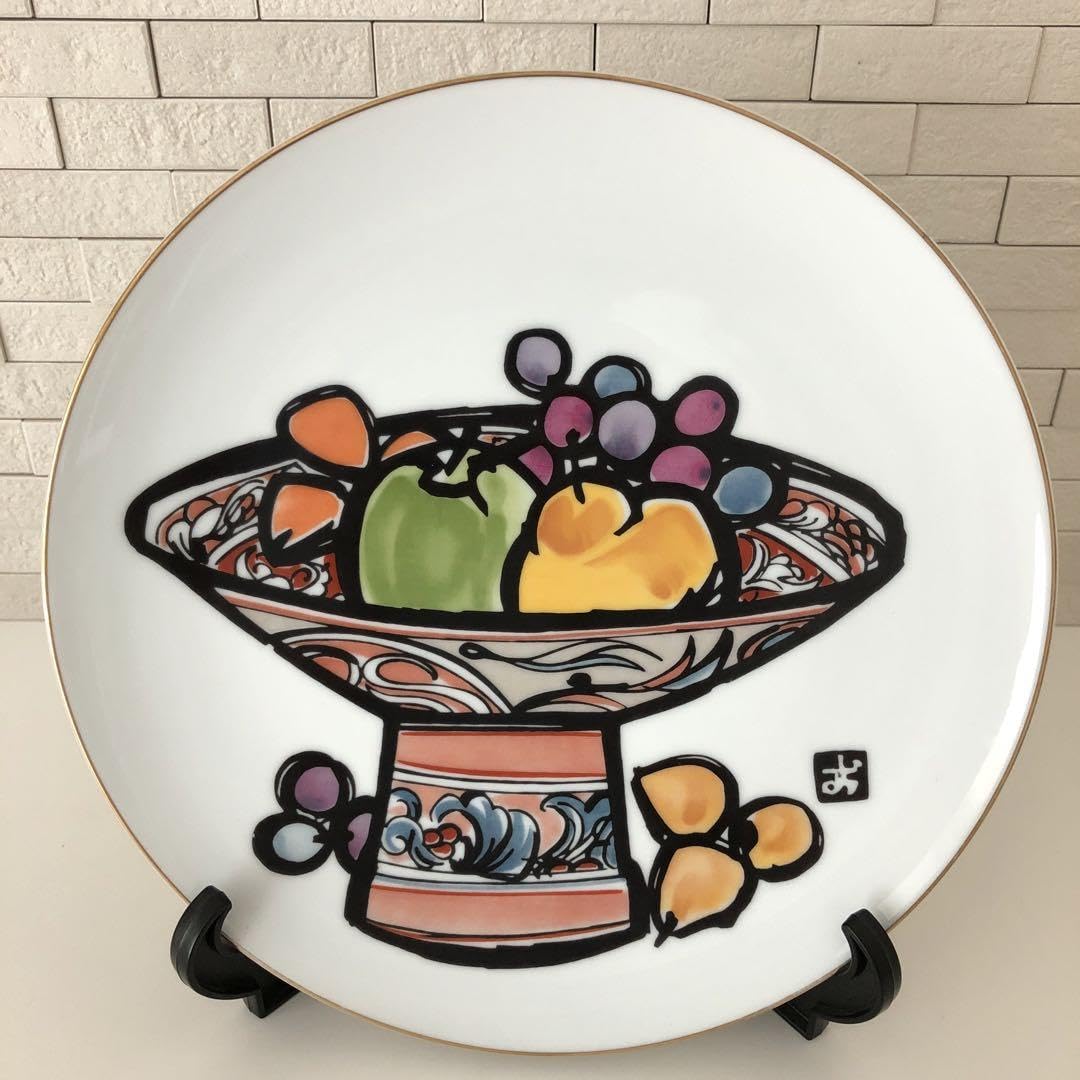 Amazon.co.jp: オールドノリタケ 飾り皿 27cm フルーツ 陶器