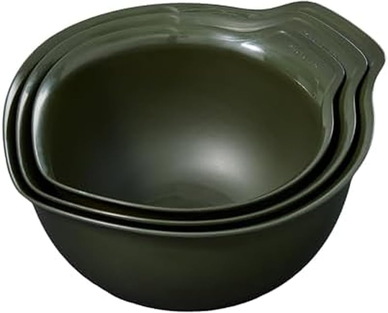 KitchenAid - Tazones universales de plástico para mezclar, juego de 3, 2,5 cuartos, 3,5 cuartos, 4,5 cuartos, Evergreen