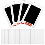 Outus 14 Pcs Paw Print Kit for Dogs No Mess Ink Pad Pet Memorial Newborn Footprint Impression Kit for Pets 4 Inkless Pads with 10 Blank Cards(3 x 5 Inch, Orange, Pink, Light Green, Light Blue)