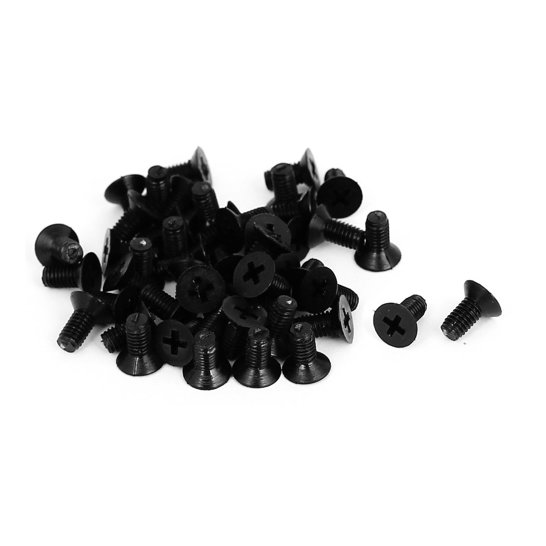 Machine Vis, 50Pcs M1.6x12 mm Fendu Conduire Obligatoire Diriger Vis Boulons