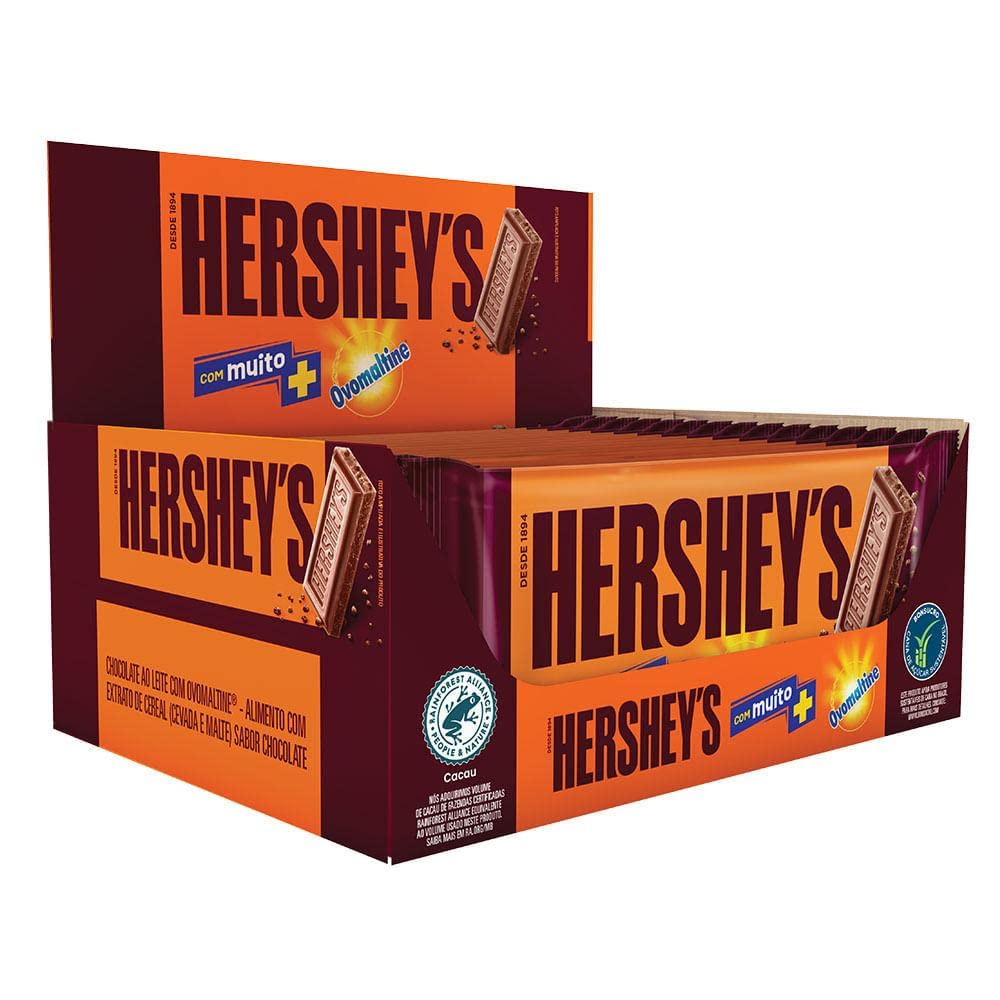 Display Barra Hershey's Ovomaltine 16 un. 87g : Amazon.com.br