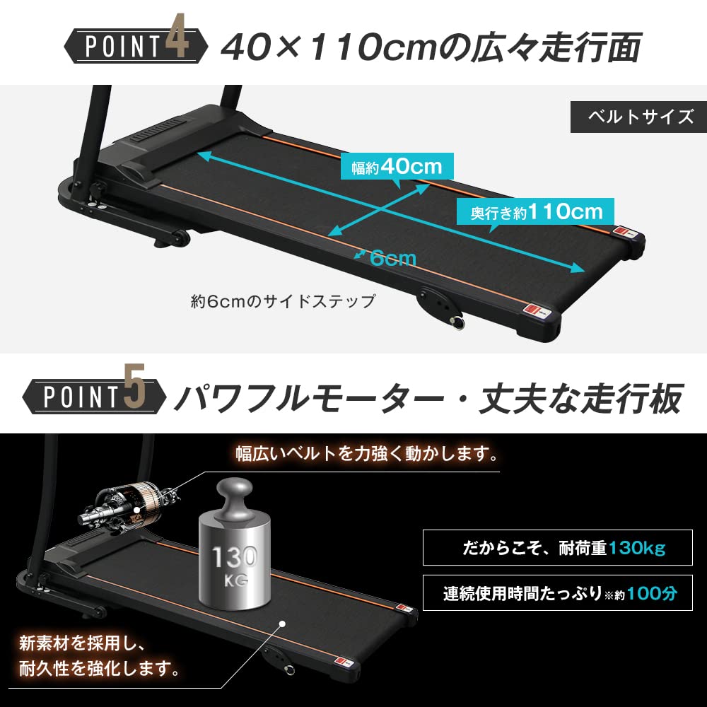 Amazon | Laovyarw 電動ルームランナー 走行99分 MAX12km/h ランニング