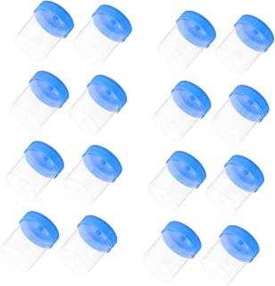 COHEALI 30pcs Disposable Sputum Collection Cups Medical Sample Containers Secure Lids Random Colors for and Home Use Capacity for Safe Specimen Storage