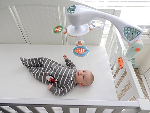 Miniatura 5 de Móvil y proyector para cuna de bebé - Múltiples opciones de sonido - Móvil para cuna - Chupete de cuna - Mantiene a tu bebé relajado - Fácil crianza