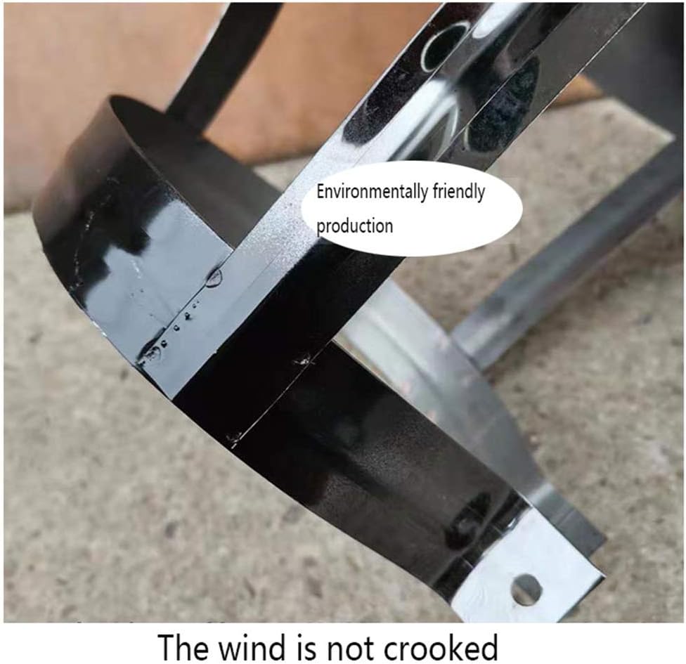 Chimney Cowl Stainless Steel, Ending Roof Cowl for Ducting Ventilation Cap Rain Hat Black (75mm)