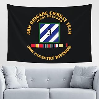 3rd Bct 3rd Id Ribbons 60x40in Bedroom Wall Mounted Decorative Tapestry
