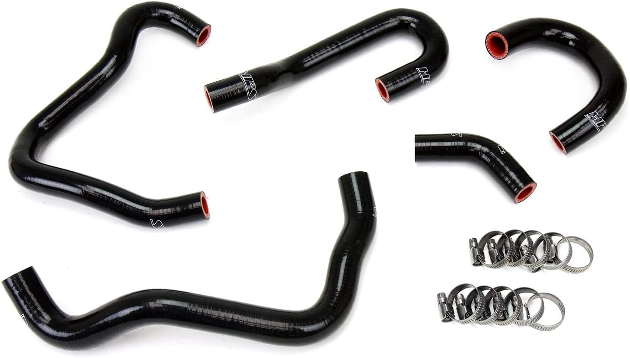 HPS 57-1414-BLK Black Silicone Heater Hose Kit (Coolant)