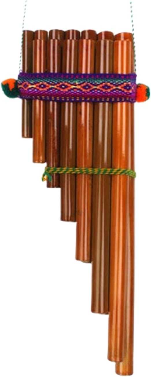 Mia Jewel Shop - Flute Instrument Pan Flute, Native Instruments Musical Instruments for Adults | Bamboo Flute Wooden Flute, Flauta de Pan Flautas Musicales, 2 Sizes - Large