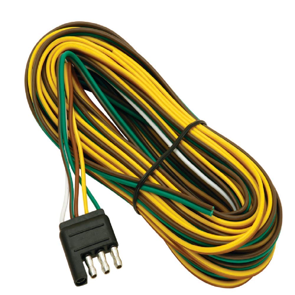 Amazon.com: Wishbone Style Trailer Wiring Harness with 4-Flat Connector 35  FEET : Automotive