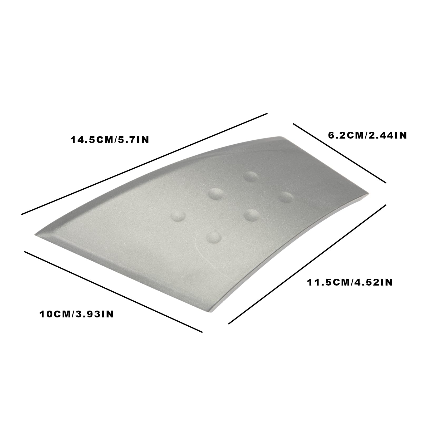Base d'accoudoir pour poignée intérieure de voiture avec Couvercle de poignée intérieure de gauche pour 107 Aygo C1 74642-0H010 74646-0H010