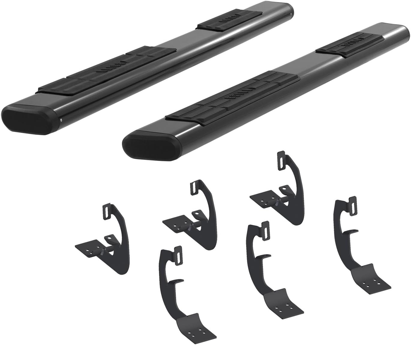Aries Off Road 4445004 The Standard 6 in. Oval Nerf Bar/Mounting Brackets Incl. Side