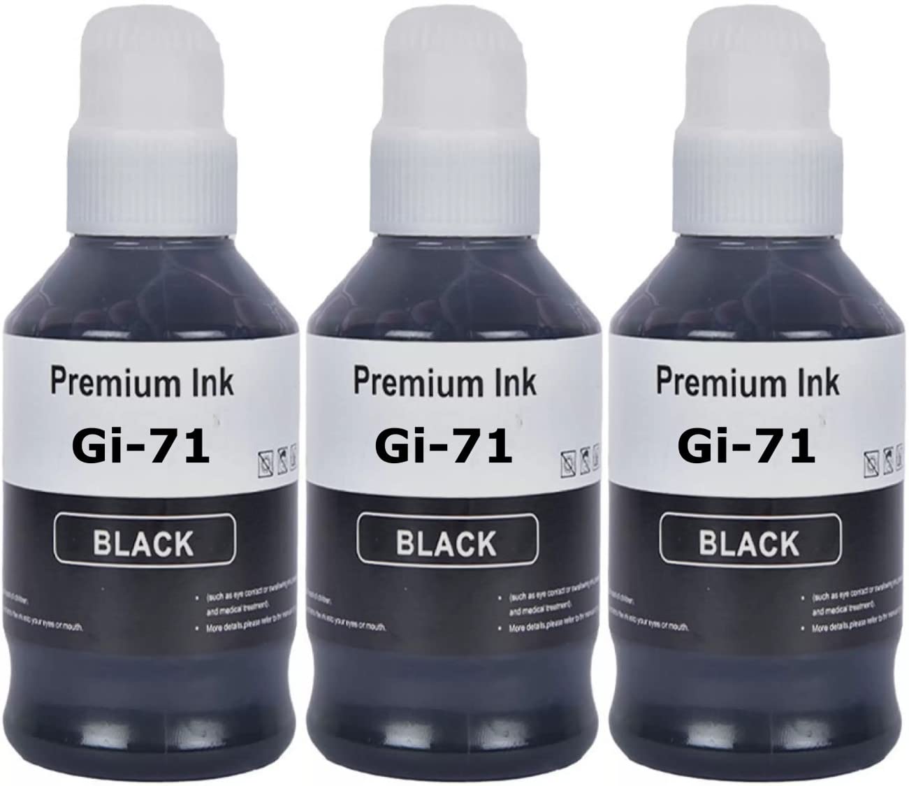 Teqbot GI 71 Refill Ink for Canon Pixma G1020 G2020 G2021 G2060 G3020 G2021 G3060 Black Ink Bottle (Pack of 3, 70 ML Each) (B0C6B26W75) Amazon Price History, Amazon Price Tracker