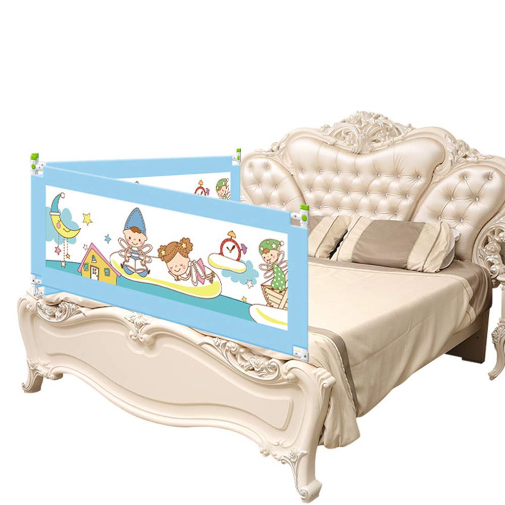Barandilla de Cama para bebé, Protector de Cama, anticaídas, Lavable, Vertical, elevable, para niños pequeños, Amarillo, 150 cm x 68 cm.
