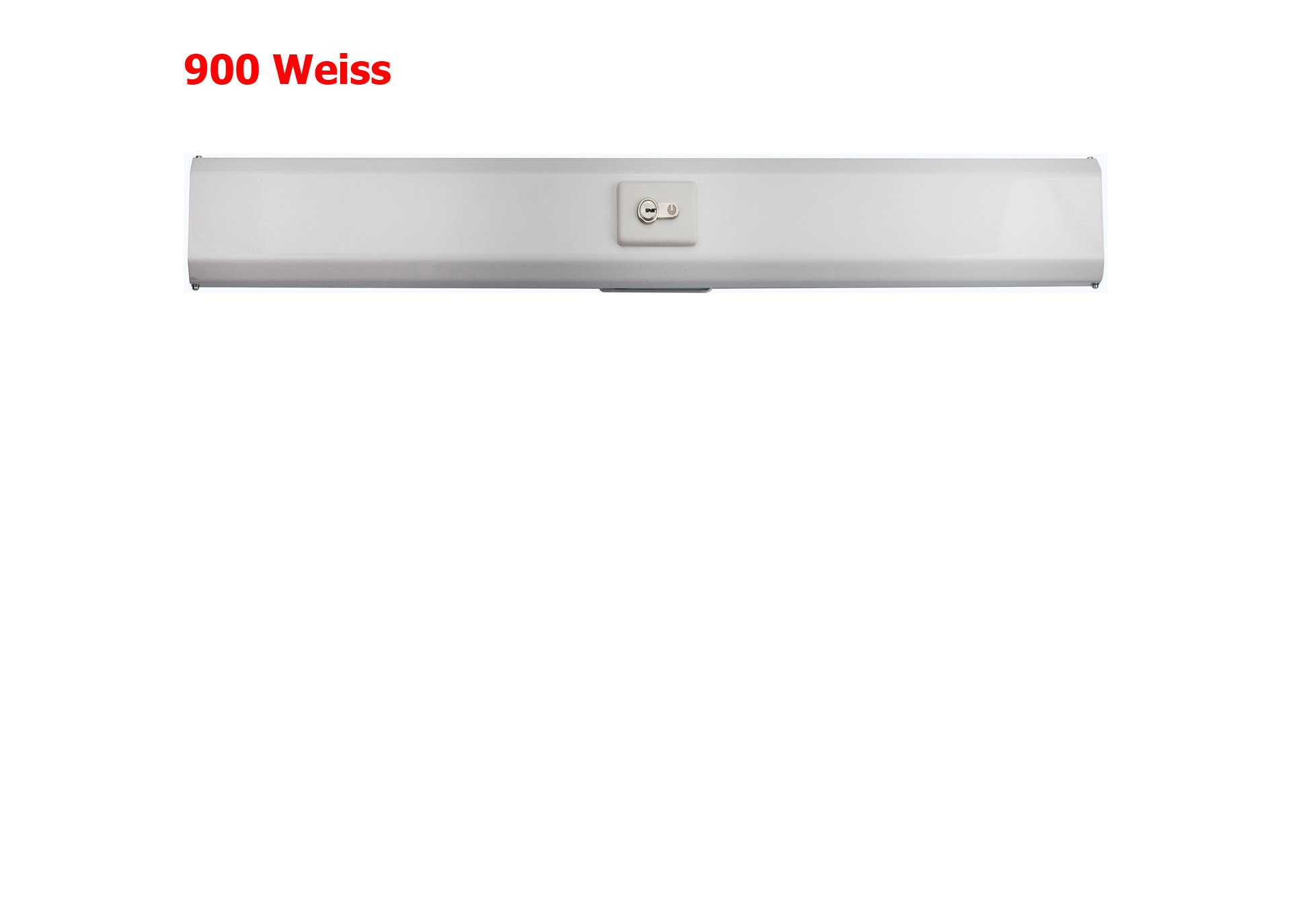 Ckey Panzerriegel Querriegel Panzerriegelschloss Türsicherheit Schließzylinder 900mm weiss