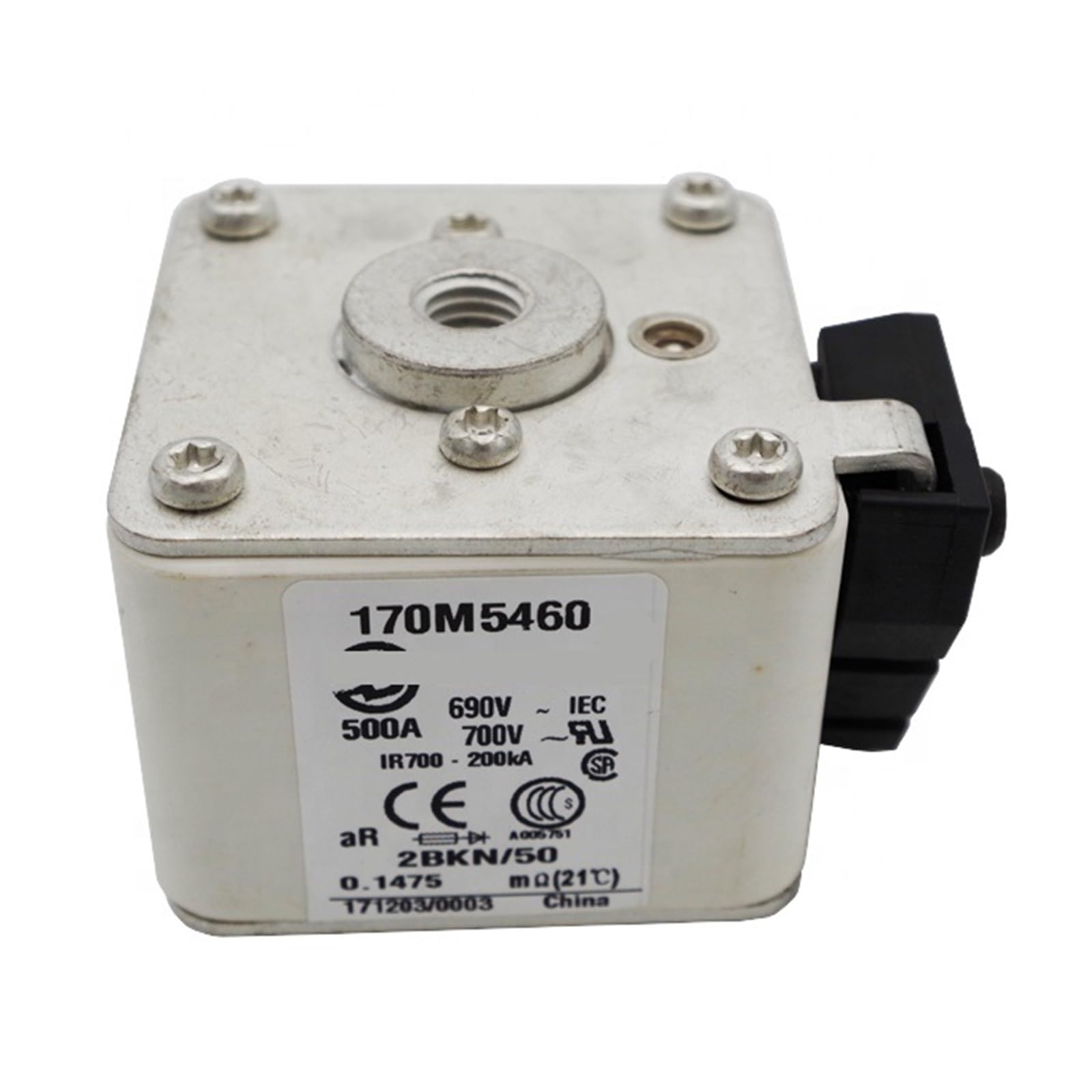 HYRBNSDLK 500A 690V electronic fuse types cut out fused switch 170M5460 square