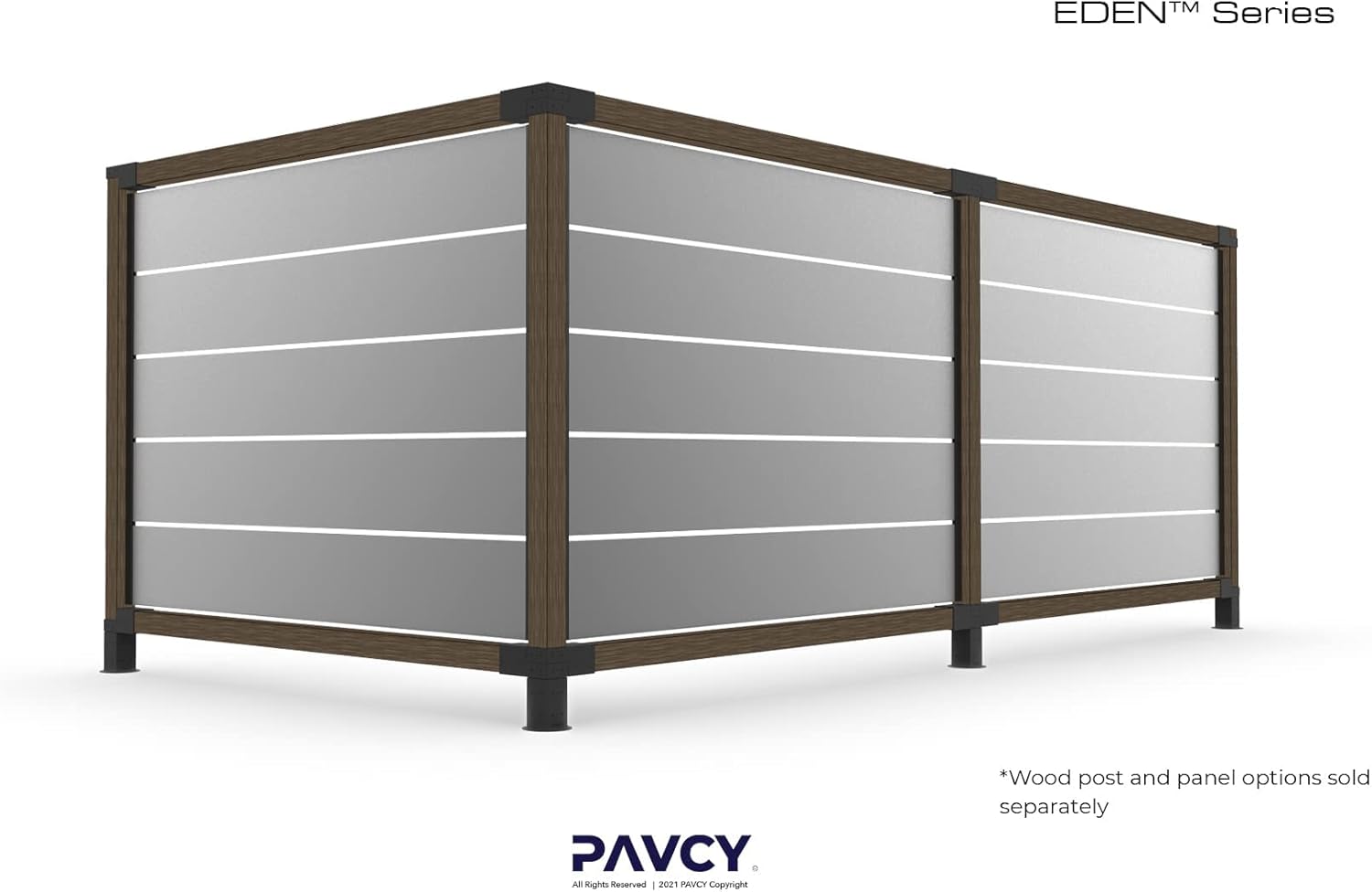 Omni-Way Pergola Brackets, GMINO Heavy-Duty 4x4 Pergola Kit for DIY Carport, Gazebo, Corner Fence - (Set of 2) - Black