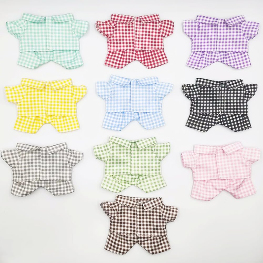 niannyyhouse - Ropa de muñeca de felpa de 10 cm, chal suelto para gato