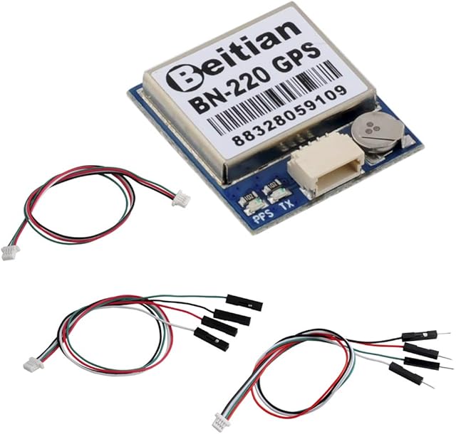 DIYmalls BN-220 Dual GPS Glonass Module with Flash + GPS Passive Antenna for Arduino Raspberry Pi Pixhawk CC3D Betaflight Flight Control