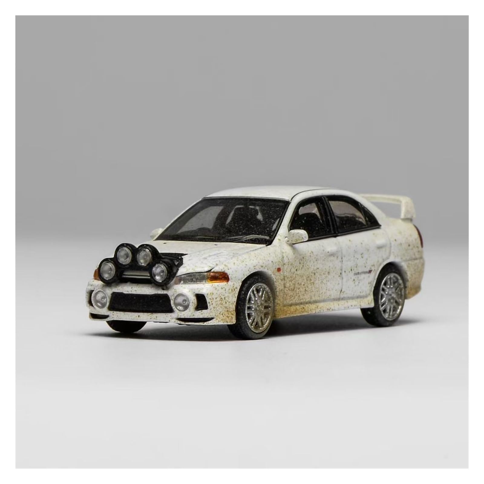 Metallo Scala Replica 1 64 Per Mitsubishi Lancer Evo IV Generazione 4 Copertura Anteriore Magnetica Modello Di Auto In Lega Veicolo Raro Hobby Veicoli Giochi Set