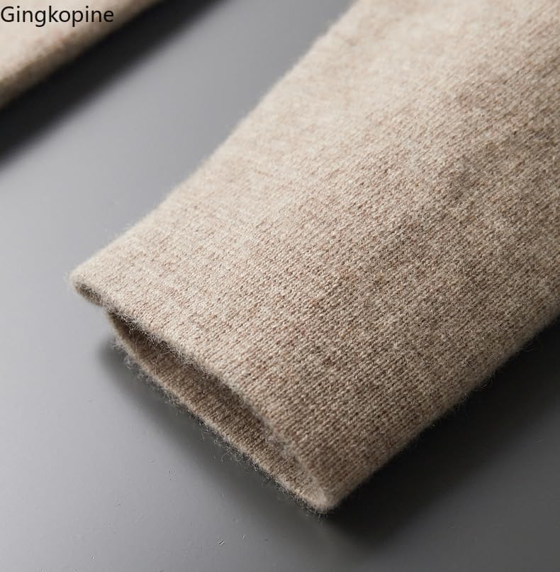 100% Wool Warm Asian Size Winter Sweater Cardigan4