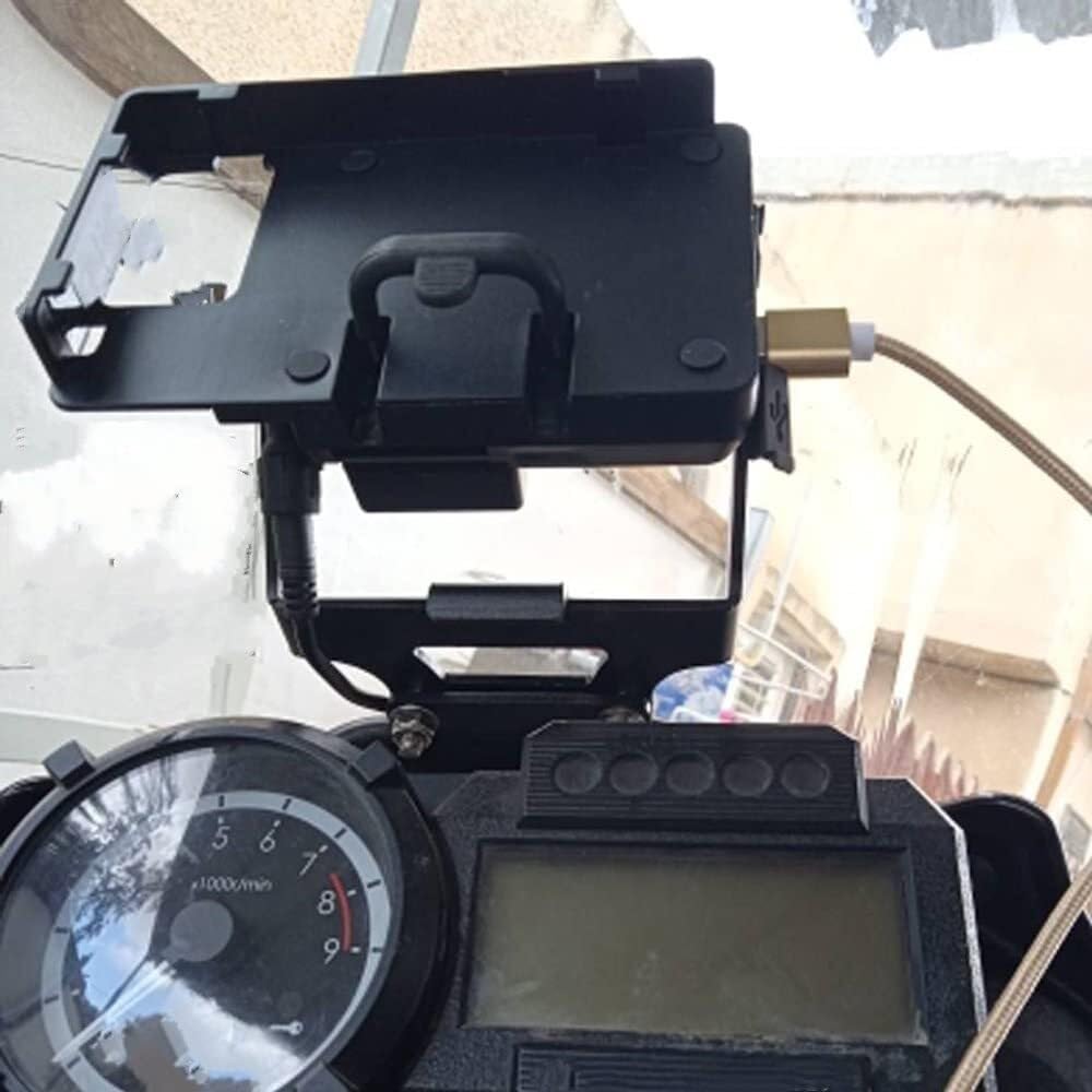 Fijación Smartphone Scooter Soporte de Navegación con Carga Inalámbrica USB para Moto para Tenere 660 para Xt6 60Z