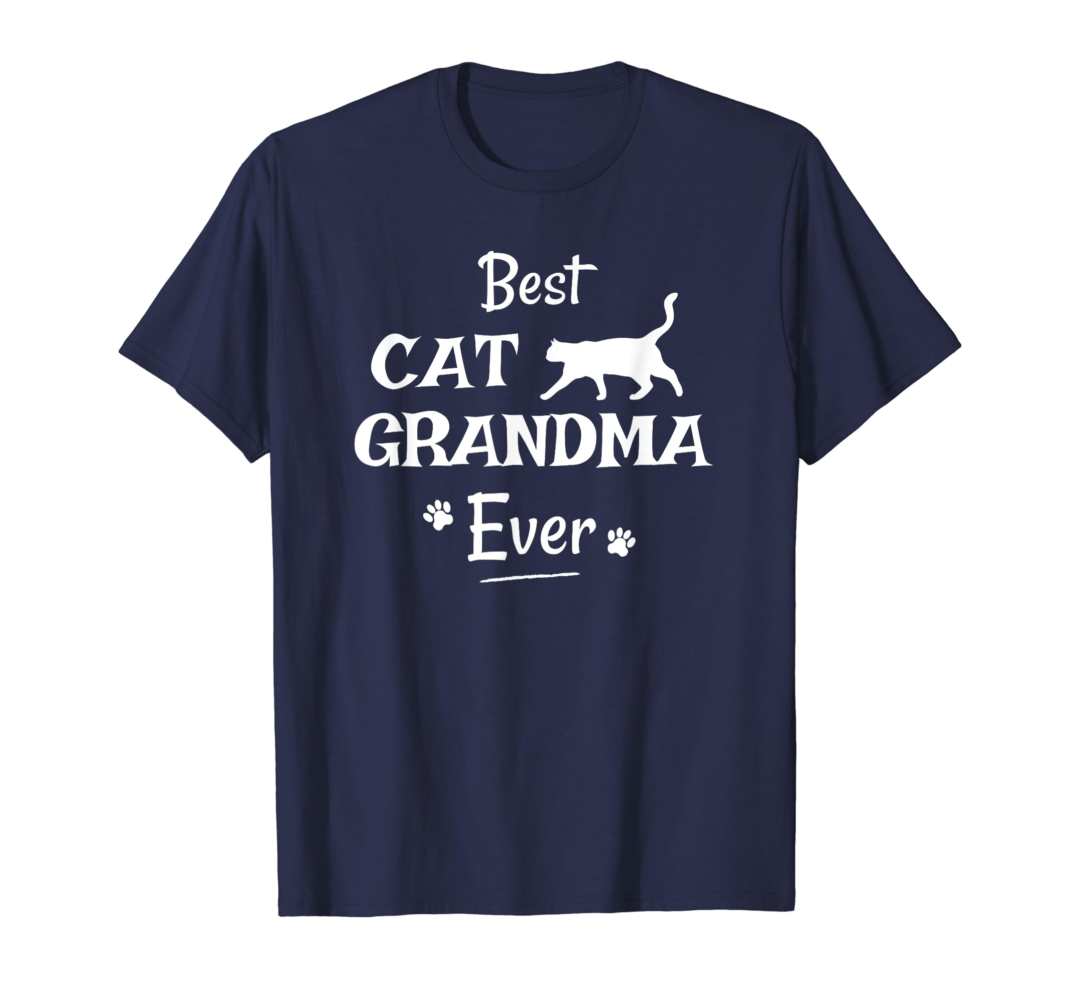 Best Cat Grandma Ever T Shirt Novelty Gift From Cat Shirt T-Shirt