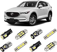 Vista 1 de White Interior LED Lights Kit for Mazda CX-5 2013 2014 2015 2016 2017 2018 2019 2020 2021 2022 Super Bright 6000K LED Interior Light Bulbs Package +