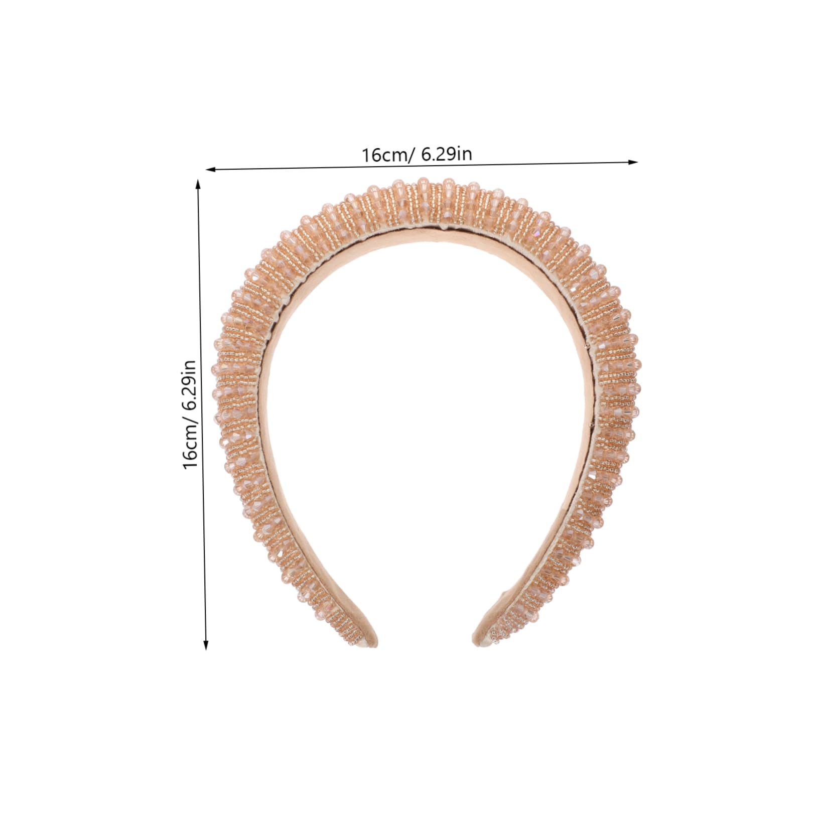 Didiseaon 3 Diademas Trenzadas A Mano Diadema Marrón Decoración De Banda Para El Pelo Gruesa Decoración Del Pelo Banda Para La Cabeza Con Cuentas Hinchada s