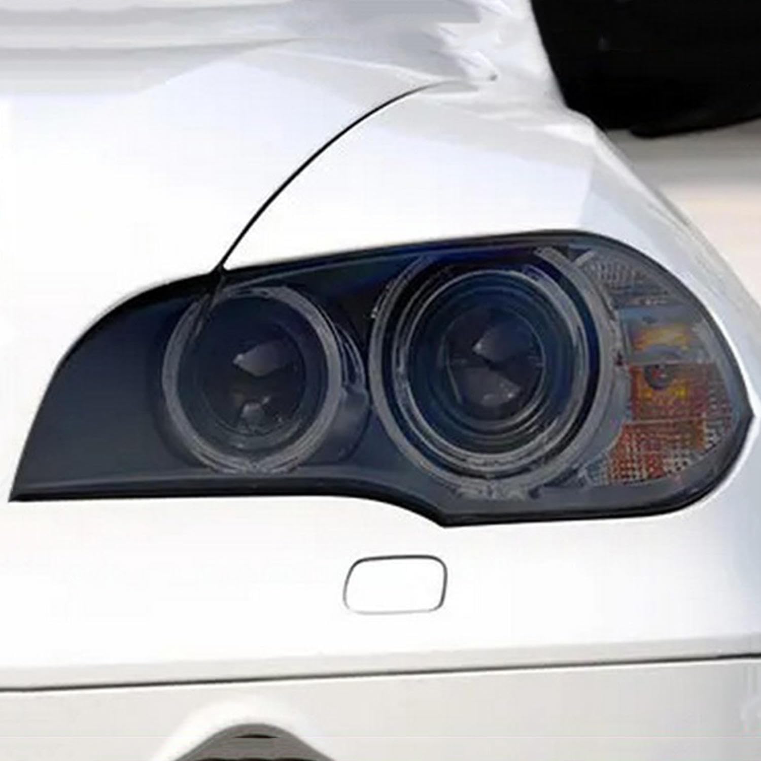 Film protecteur phare autocollant transparent noir TPU BMW X5 E70 X5M