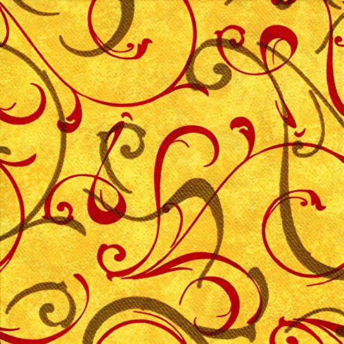 GLORY 40x40cm 4-lagig, Airlaid, Menge: 1200 Stück, Farbe: terrakotta, Servietten