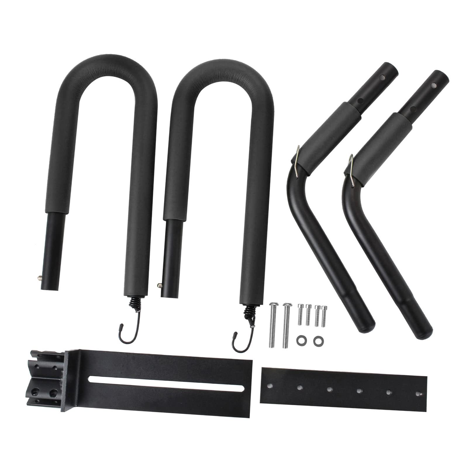 Soporte para Tabla de Surf para Scooter y ciclomotor Soporte Lateral para Bicicleta Soporte para Tabla de Surf para Tabla Corta y Tabla Larga Soporte Universal para Tabla de (Negra)