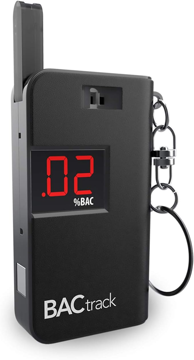BACtrack Keychain Breathalyzer (Black) UltraPortable