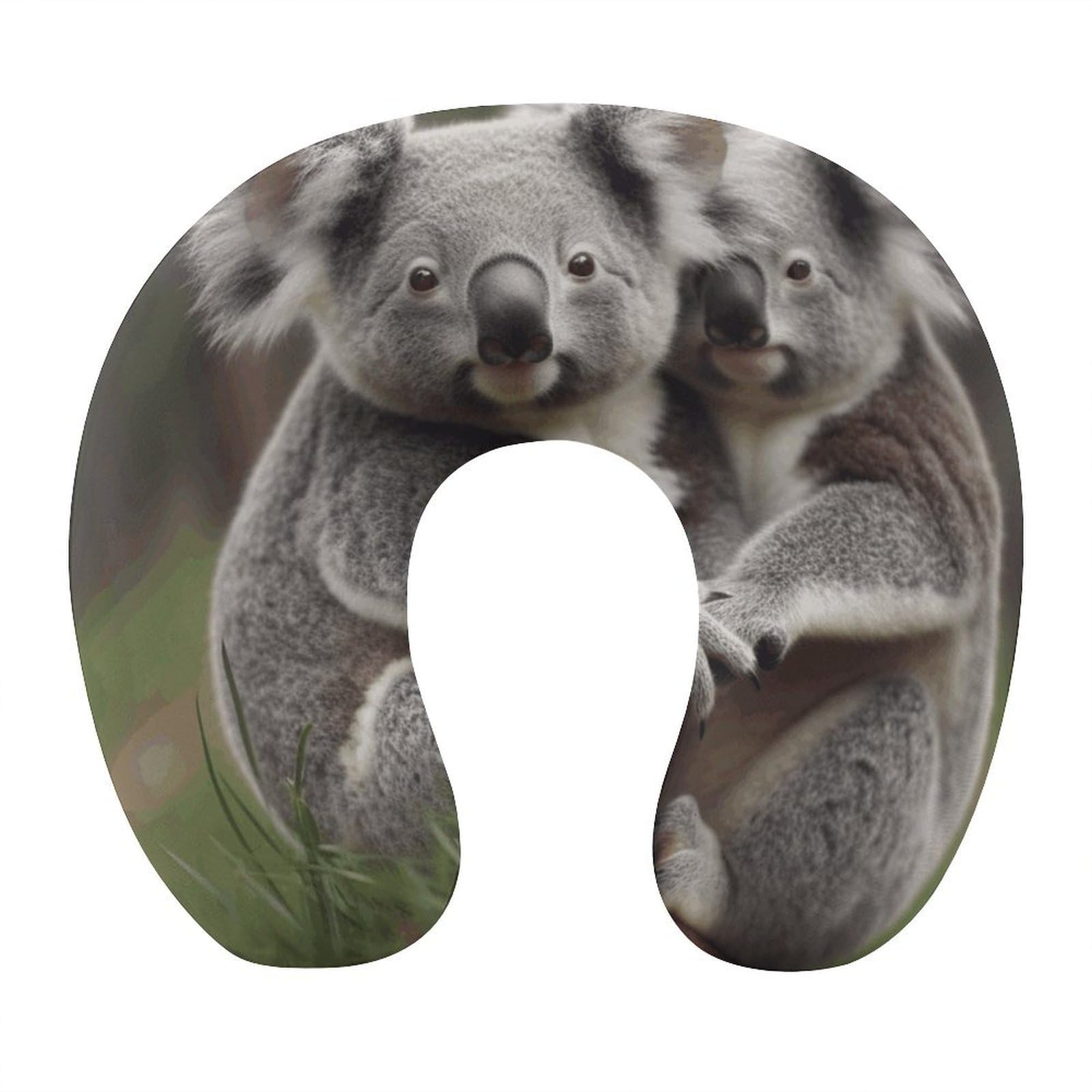 Btcowzrv Style Cute Koala Bear U Shaped Neck Pillow Travel Pillows
