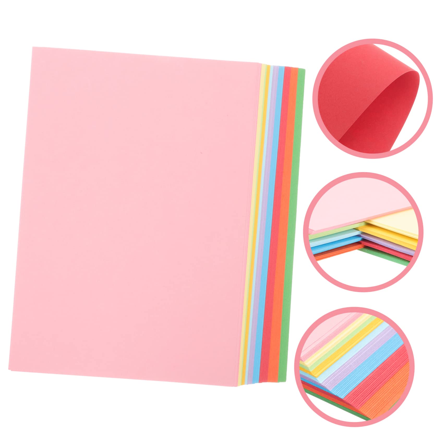 HOMSFOU 100blätter Buntes Bastelpapier Origami-papier Malpapier Druckpapier Zum Falten Für Bastel Und Kunstprojekte Diy-partydekorationen Und Schulprojekte