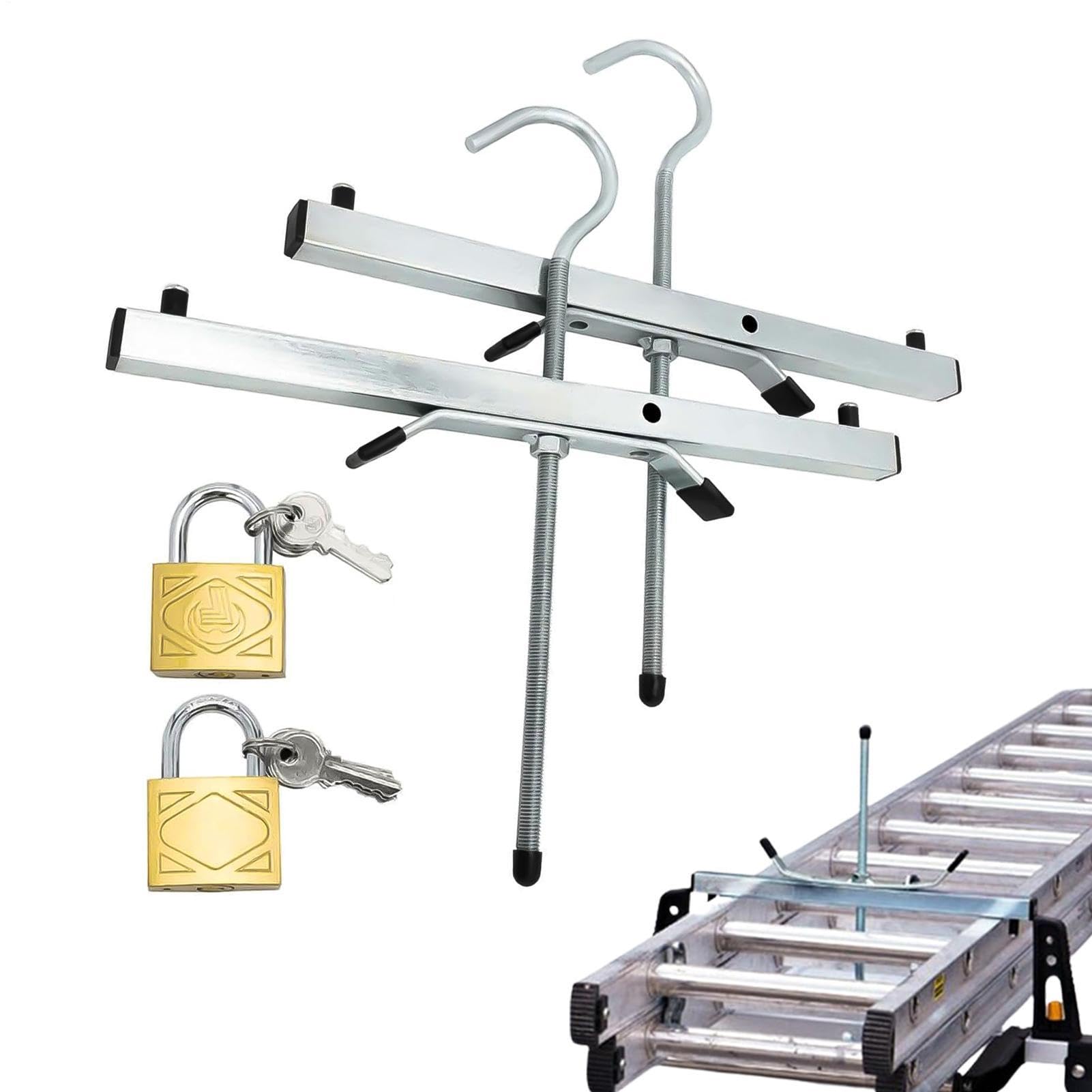 Pestillos de escalera de techo – universal de pinza de escalera | soporte de mandíbula de enchufe | Accesorio de montaje de escalera de techo de vehículo para furgoneta