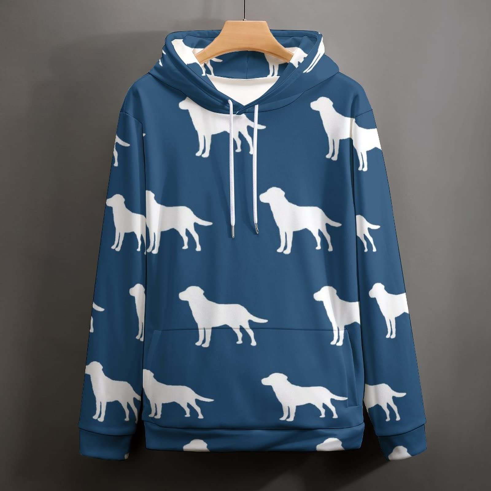 Labrador Retriever パーカー ネイビー 犬 スウェット Amazon.co.jp: トレーナー レディース 長袖 パーカー
