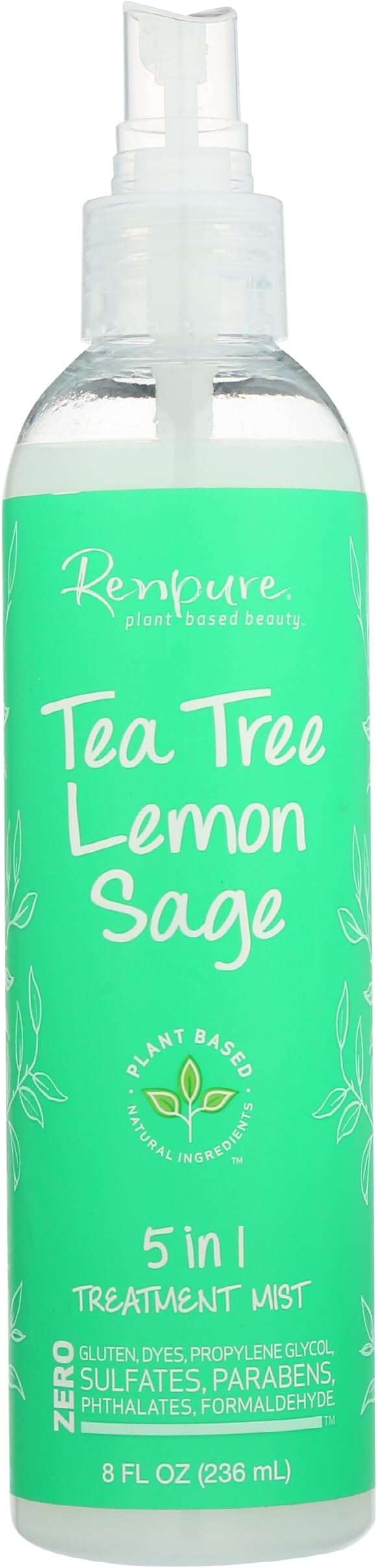 Renpure, Conditioner Leave In Tea Tree Lemon Sage 5 In 1, 8 Ounce