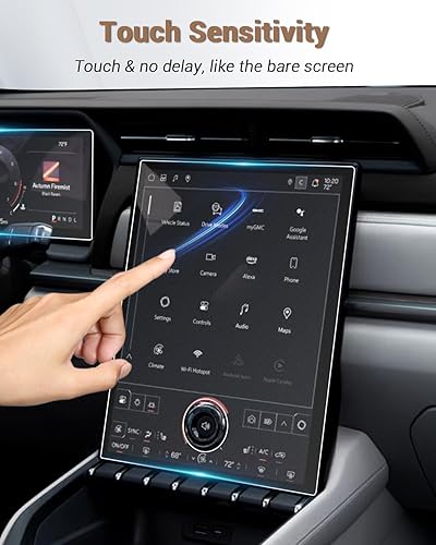 Miniatura 150 de Protector de pantalla para GMC Sierra 1500/2500HD/3500HD (AT4/AT4X/Denali/Denali Ultimate) Protector de pantalla táctil de 13.4 pulgadas y 12.3 Kit