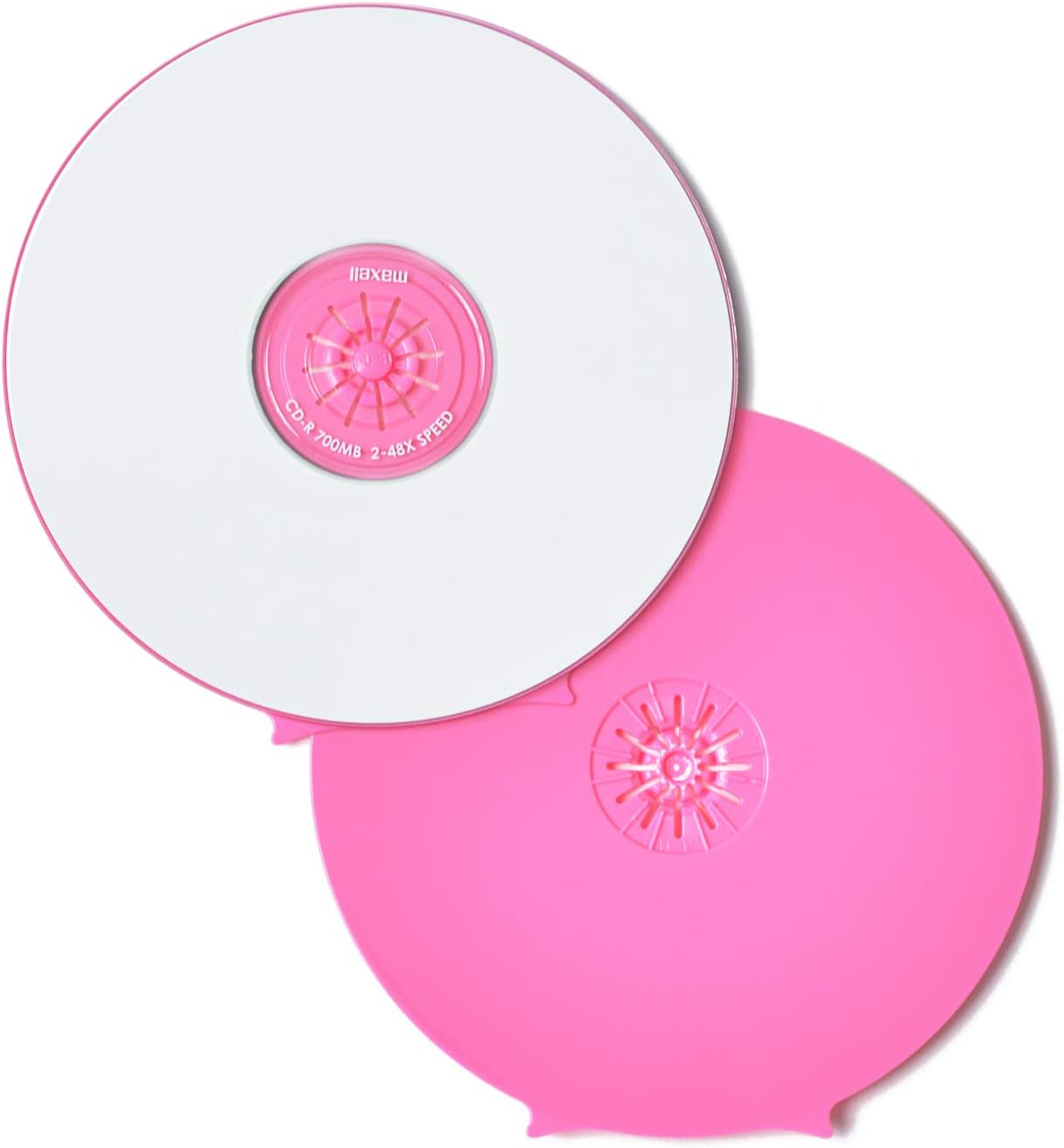 Prottywide Optical Disc Cover, Disc Only, White, Pack of 20