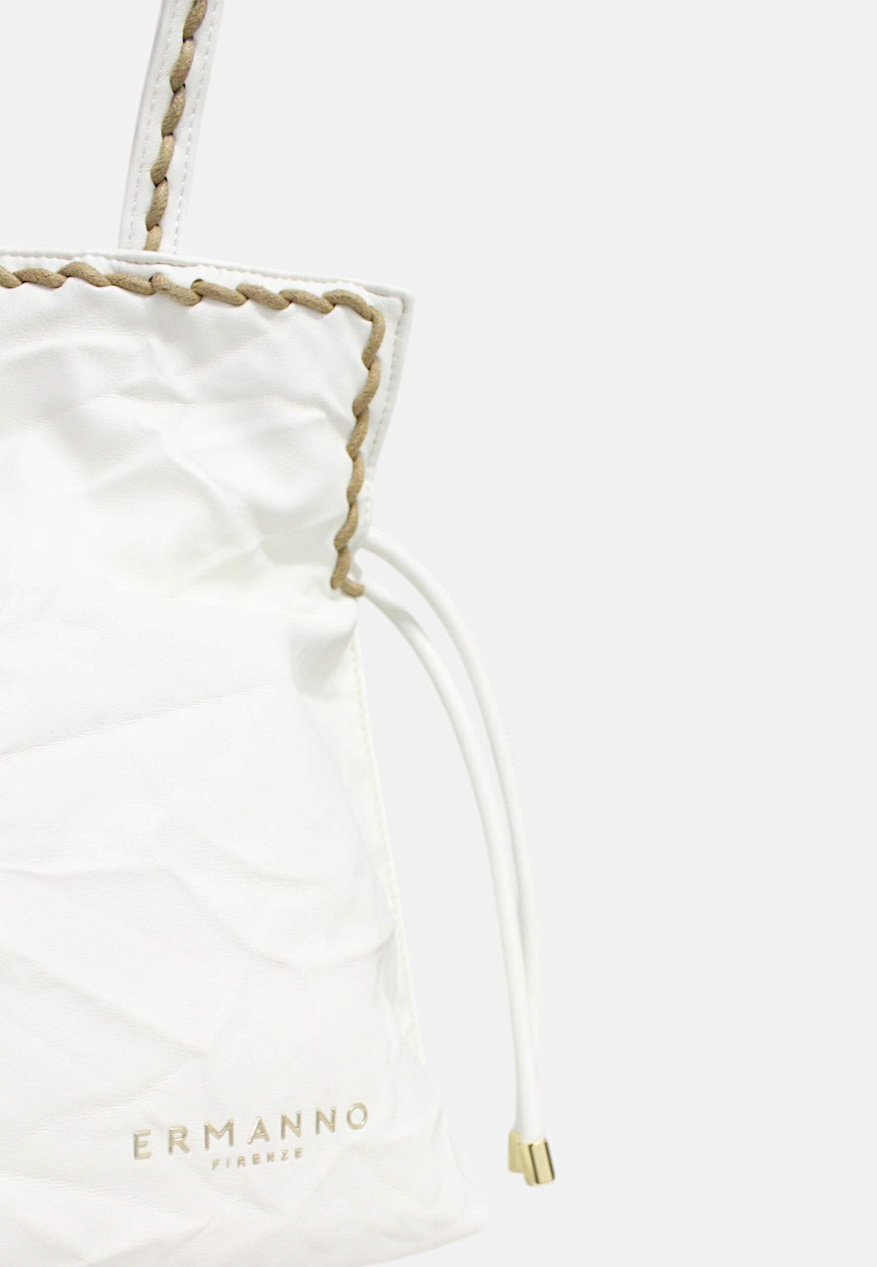ERMANNO FIRENZE Tanisha, Handbag Unisex-Adulto, Bianco