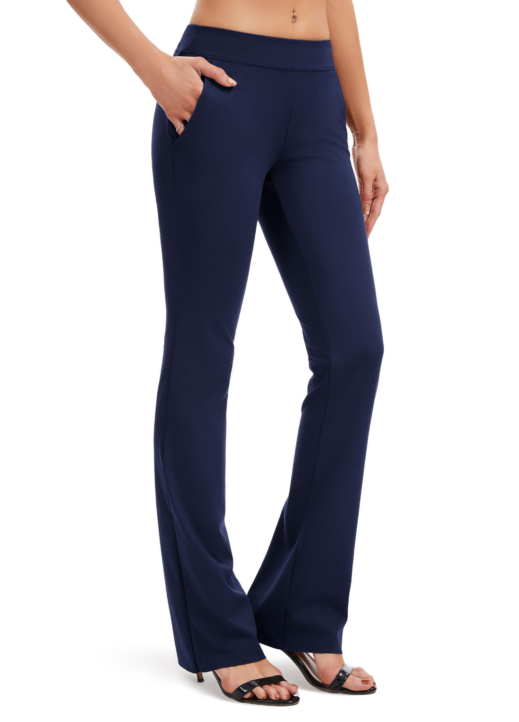 SAFORT Regular/Tall Bootcut Yoga Hose mit 71cm/76cm/81cm/86cm Schrittlänge Lange Bootleg-Hose Sporthose Lang